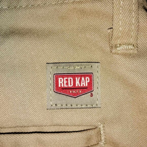 Men's Sz. 34x29 khaki Red Kap pants with front pockets - Picture 4 of 8